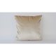 Handmade Velvet Cushion Cover (50 x 50 cm), Cream Color | 100% Soft Velvet | Perfect for Home Decor & Cozy Living Spaces, Elegant Touch