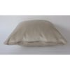 Handmade Velvet Cushion Cover (50 x 50 cm), Cream Color | 100% Soft Velvet | Perfect for Home Decor & Cozy Living Spaces, Elegant Touch