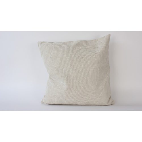 Handmade 100% Chenille Cushion Cover, Cream, 50 x 50 cm | Soft & Stylish Decor for Living Room, Bedroom, Elegant Touch for Any Space
