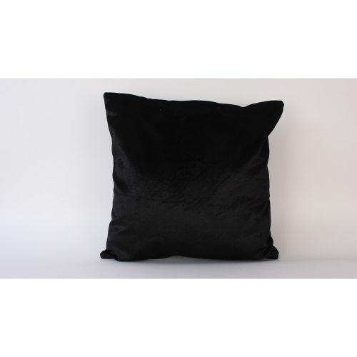 Handmade Black Velvet Cushion Cover, 50 x 50 cm | 100% Luxurious Velvet | Perfect for Home Decor & Cozy Living Spaces, Elegant Touch