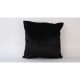 Handmade Black Velvet Cushion Cover, 50 x 50 cm | 100% Luxurious Velvet | Perfect for Home Decor & Cozy Living Spaces, Elegant Touch