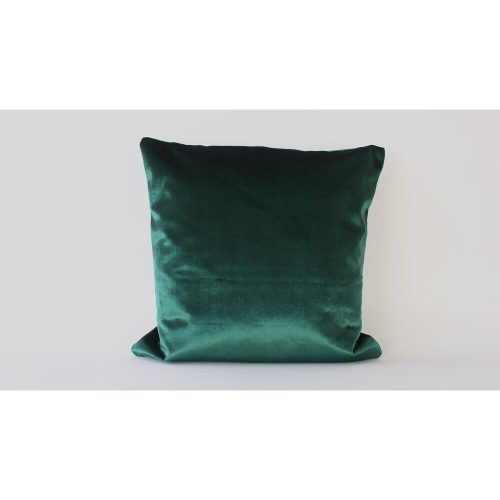 Handmade Green Velvet Cushion Cover, 50 x 50 cm | 100% Soft Velvet | Perfect for Home Decor & Cozy Living Spaces | Elegant & Stylish Design