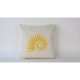 Handmade Cream Linen Cushion Cover (50 x 50 cm) | 100% Natural Fabric | Elegant & Soft Touch | Perfect for Home Decor & Cozy Living Spaces