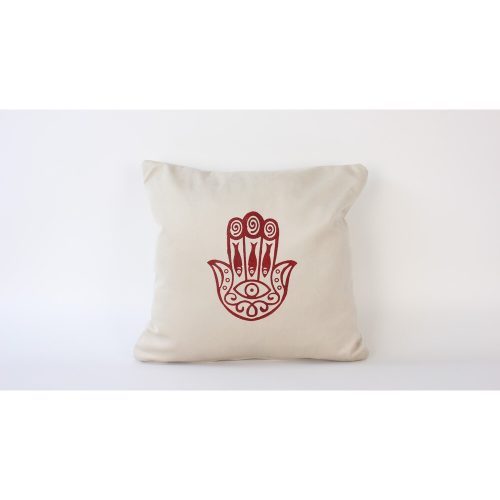 Handmade Velvet Cushion Cover (50 x 50 cm), Cream Color | 100% Soft Velvet | Perfect for Home Decor & Cozy Living Spaces, Elegant Touch