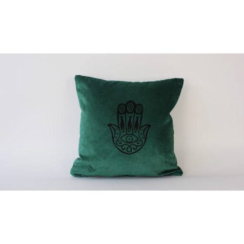 Handmade Green Velvet Cushion Cover, 50 x 50 cm | 100% Soft Velvet | Perfect for Home Decor & Cozy Living Spaces | Elegant & Stylish Design