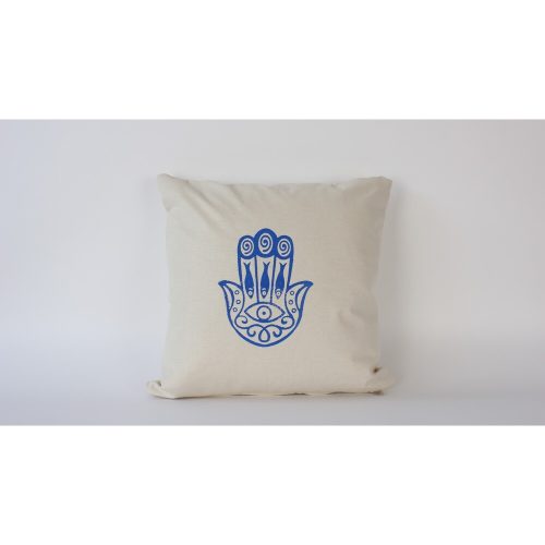 Handmade Cream Linen Cushion Cover (50 x 50 cm) | 100% Natural Fabric | Elegant & Soft Touch | Perfect for Home Decor & Cozy Living Spaces