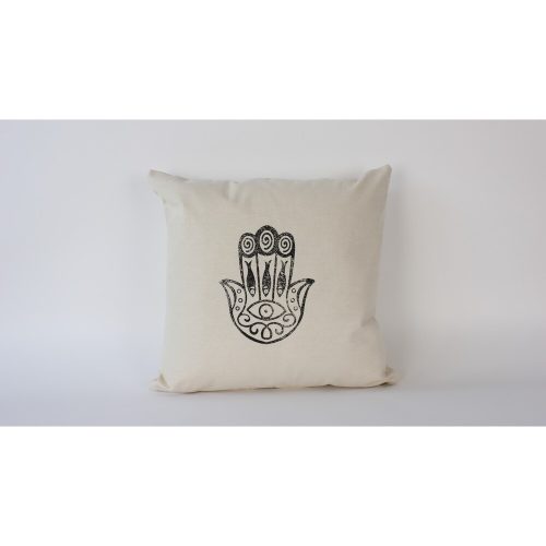 Handmade Cream Linen Cushion Cover (50 x 50 cm) | 100% Natural Fabric | Elegant & Soft Touch | Perfect for Home Decor & Cozy Living Spaces
