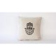 Handmade Velvet Cushion Cover (50 x 50 cm), Cream Color | 100% Soft Velvet | Perfect for Home Decor & Cozy Living Spaces, Elegant Touch