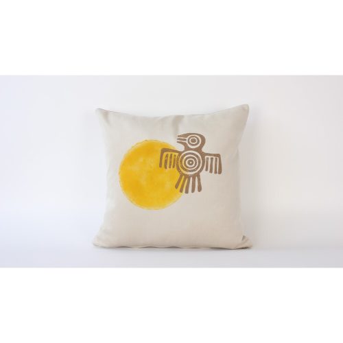 Handmade Cream Linen Cushion Cover (50 x 50 cm) | 100% Natural Fabric | Elegant & Soft Touch | Perfect for Home Decor & Cozy Living Spaces