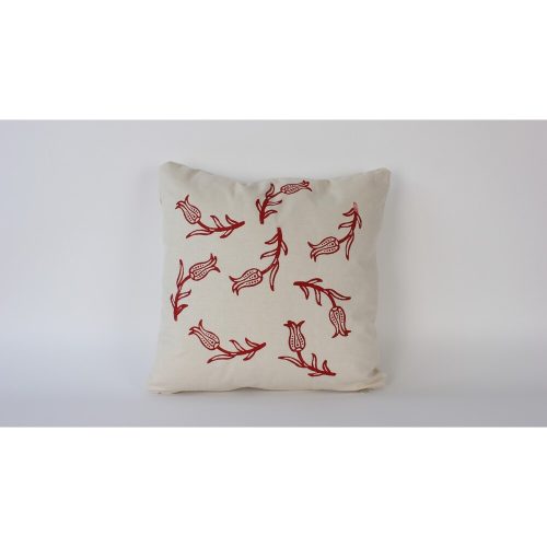 Handmade Cream Linen Cushion Cover (50 x 50 cm) | 100% Natural Fabric | Elegant & Soft Touch | Perfect for Home Decor & Cozy Living Spaces
