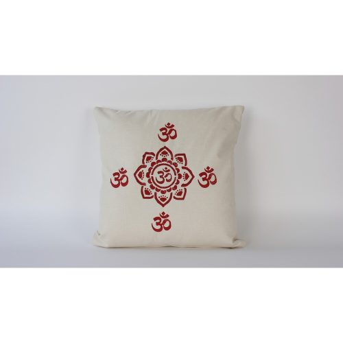Handmade Cream Linen Cushion Cover (50 x 50 cm) | 100% Natural Fabric | Elegant & Soft Touch | Perfect for Home Decor & Cozy Living Spaces