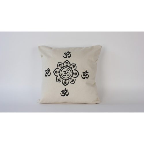 Handmade Cream Linen Cushion Cover (50 x 50 cm) | 100% Natural Fabric | Elegant & Soft Touch | Perfect for Home Decor & Cozy Living Spaces