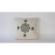 Handmade Cream Linen Cushion Cover (50 x 50 cm) | 100% Natural Fabric | Elegant & Soft Touch | Perfect for Home Decor & Cozy Living Spaces