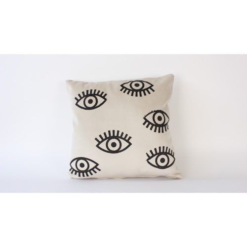 Handmade Velvet Cushion Cover (50 x 50 cm), Cream Color | 100% Soft Velvet | Perfect for Home Decor & Cozy Living Spaces, Elegant Touch