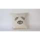 Handmade Cream Linen Cushion Cover (50 x 50 cm) | 100% Natural Fabric | Elegant & Soft Touch | Perfect for Home Decor & Cozy Living Spaces