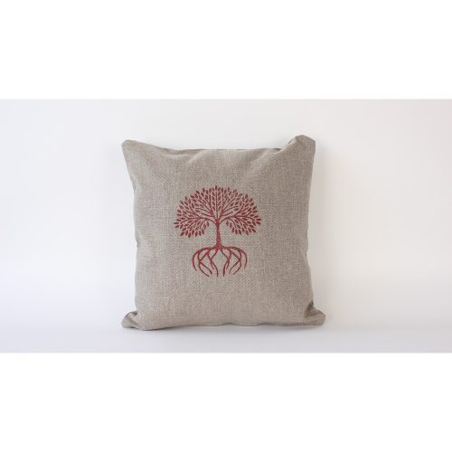 Handmade 100% Linen Cushion Cover, Brown, 50 x 50 cm | Soft & Durable | Perfect for Home Decor, Living Room, and Cozy Spaces
