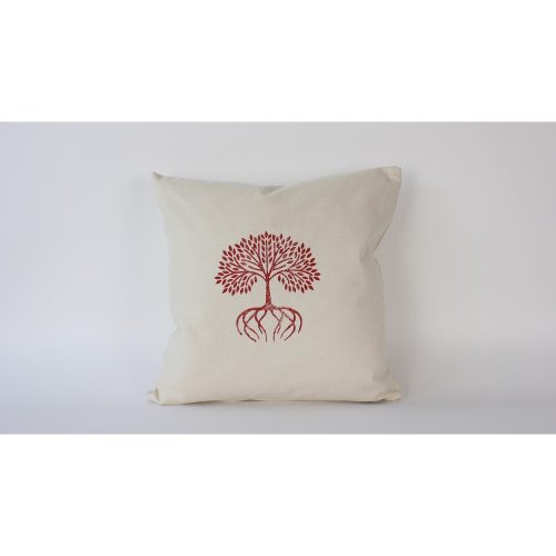 Handmade Cream Linen Cushion Cover (50 x 50 cm) | 100% Natural Fabric | Elegant & Soft Touch | Perfect for Home Decor & Cozy Living Spaces