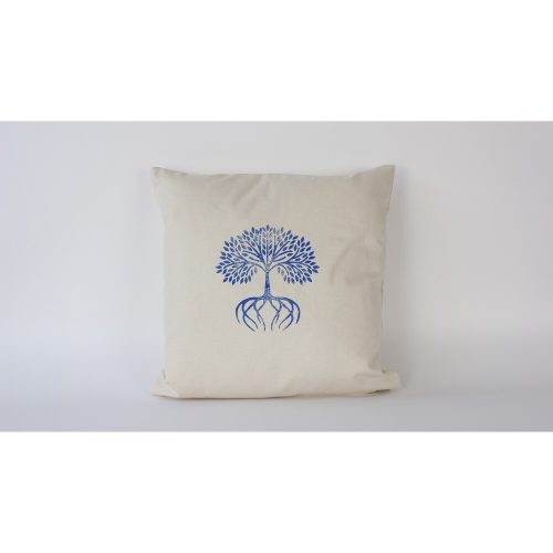 Handmade Cream Linen Cushion Cover (50 x 50 cm) | 100% Natural Fabric | Elegant & Soft Touch | Perfect for Home Decor & Cozy Living Spaces