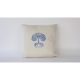 Handmade Cream Linen Cushion Cover (50 x 50 cm) | 100% Natural Fabric | Elegant & Soft Touch | Perfect for Home Decor & Cozy Living Spaces
