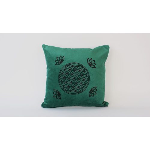 Handmade Green Velvet Cushion Cover, 50 x 50 cm | 100% Soft Velvet | Perfect for Home Decor & Cozy Living Spaces | Elegant & Stylish Design