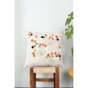 Premium Linen Cushion, 43 x 43 cm | Soft Silicone Filling | Stylish & Comfortable for Home Decor, Living Room, or Bedroom | Durable & Elegant Design