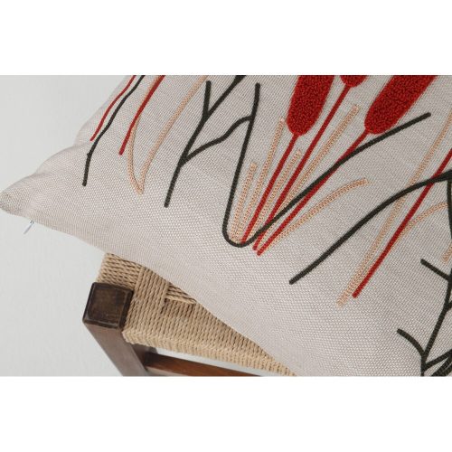 Premium Linen Cushion, 43 x 43 cm | Soft Silicone Filling | Stylish & Comfortable for Home Decor, Living Room, or Bedroom | Durable & Elegant Design