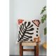 Premium Linen Cushion, 43 x 43 cm | Soft Silicone Filling | Stylish & Comfortable for Home Decor, Living Room, or Bedroom | Durable & Elegant Design