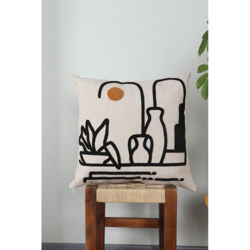 Elegant 100% Linen Cushion Cover, 43 x 43 cm | Soft & Durable | Perfect for Home Decor, Living Room & Bedroom | Stylish & Comfortable Accent