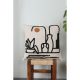 Elegant 100% Linen Cushion Cover, 43 x 43 cm | Soft & Durable | Perfect for Home Decor, Living Room & Bedroom | Stylish & Comfortable Accent