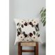 Premium Linen Cushion, 43 x 43 cm | Soft Silicone Filling | Stylish & Comfortable for Home Decor, Living Room, or Bedroom | Durable & Elegant Design