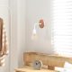 Elegant Black Wall Lamp, Metal Body, 10 x 12 cm, Height 100 cm, E14 Max 40W, IP20 | Glamorous Hotel-Style Lighting for Modern Spaces