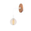 Elegant Black Wall Lamp, Metal Body, 10 x 12 cm, Height 100 cm, E14 Max 40W, IP20 | Glamorous Hotel-Style Lighting for Modern Spaces