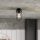 Elegant Black Wall Lamp, Metal Body, 10 x 12 cm, Height 100 cm, E14 Max 40W, IP20 | Glamorous Hotel-Style Lighting for Modern Spaces