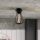 Elegant Black Wall Lamp, Metal Body, 10 x 12 cm, Height 100 cm, E14 Max 40W, IP20 | Glamorous Hotel-Style Lighting for Modern Spaces