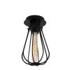 Elegant Black Wall Lamp, Metal Body, 10 x 12 cm, Height 100 cm, E14 Max 40W, IP20 | Glamorous Hotel-Style Lighting for Modern Spaces