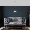 Elegant Black Wall Lamp, Metal Body, 10 x 12 cm, Height 100 cm, E14 Max 40W, IP20 | Glamorous Hotel-Style Lighting for Modern Spaces