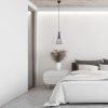 Elegant Black Wall Lamp, Metal Body, 10 x 12 cm, Height 100 cm, E14 Max 40W, IP20 | Glamorous Hotel-Style Lighting for Modern Spaces
