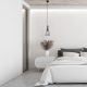 Elegant Black Wall Lamp, Metal Body, 10 x 12 cm, Height 100 cm, E14 Max 40W, IP20 | Glamorous Hotel-Style Lighting for Modern Spaces