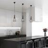 Elegant Black Wall Lamp, Metal Body, 10 x 12 cm, Height 100 cm, E14 Max 40W, IP20 | Glamorous Hotel-Style Lighting for Modern Spaces