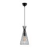 Elegant Black Wall Lamp, Metal Body, 10 x 12 cm, Height 100 cm, E14 Max 40W, IP20 | Glamorous Hotel-Style Lighting for Modern Spaces