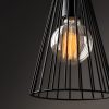 Elegant Black Wall Lamp, Metal Body, 10 x 12 cm, Height 100 cm, E14 Max 40W, IP20 | Glamorous Hotel-Style Lighting for Modern Spaces
