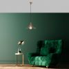 Elegant Black Wall Lamp, Metal Body, 10 x 12 cm, Height 100 cm, E14 Max 40W, IP20 | Glamorous Hotel-Style Lighting for Modern Spaces