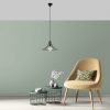 Elegant Black Wall Lamp, Metal Body, 10 x 12 cm, Height 100 cm, E14 Max 40W, IP20 | Glamorous Hotel-Style Lighting for Modern Spaces