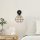 Elegant Black Wall Lamp, Metal Body, 10 x 12 cm, Height 100 cm, E14 Max 40W, IP20 | Glamorous Hotel-Style Lighting for Modern Spaces
