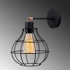 Elegant Black Wall Lamp, Metal Body, 10 x 12 cm, Height 100 cm, E14 Max 40W, IP20 | Glamorous Hotel-Style Lighting for Modern Spaces