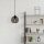 Modern Black Chandelier, Adjustable Height 115 cm, 17 cm Diameter, Metal Body, E27 Socket Max 40W, Stylish Lighting for Home & Office, IP20 Rated, Sleek Design for Contemporary Spaces