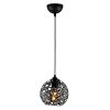 Elegant Black Wall Lamp, Metal Body, 10 x 12 cm, Height 100 cm, E14 Max 40W, IP20 | Glamorous Hotel-Style Lighting for Modern Spaces