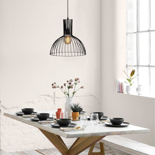 Elegant Black Wall Lamp, Metal Body, 10 x 12 cm, Height 100 cm, E14 Max 40W, IP20 | Glamorous Hotel-Style Lighting for Modern Spaces