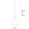 Elegant Black Wall Lamp, Metal Body, 10 x 12 cm, Height 100 cm, E14 Max 40W, IP20 | Glamorous Hotel-Style Lighting for Modern Spaces