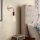 Elegant Black Wall Lamp, Metal Body, 10 x 12 cm, Height 100 cm, E14 Max 40W, IP20 | Glamorous Hotel-Style Lighting for Modern Spaces